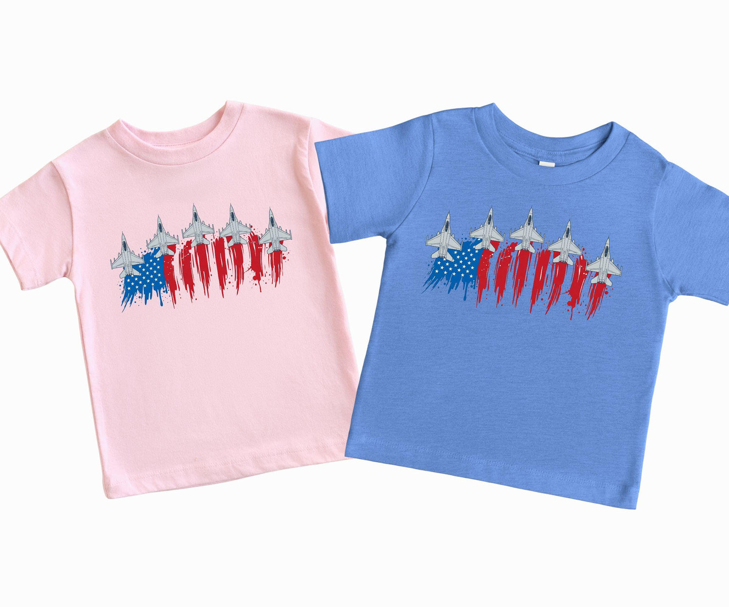 America 250th Anniversary Fighter Jet Kids T-Shirt