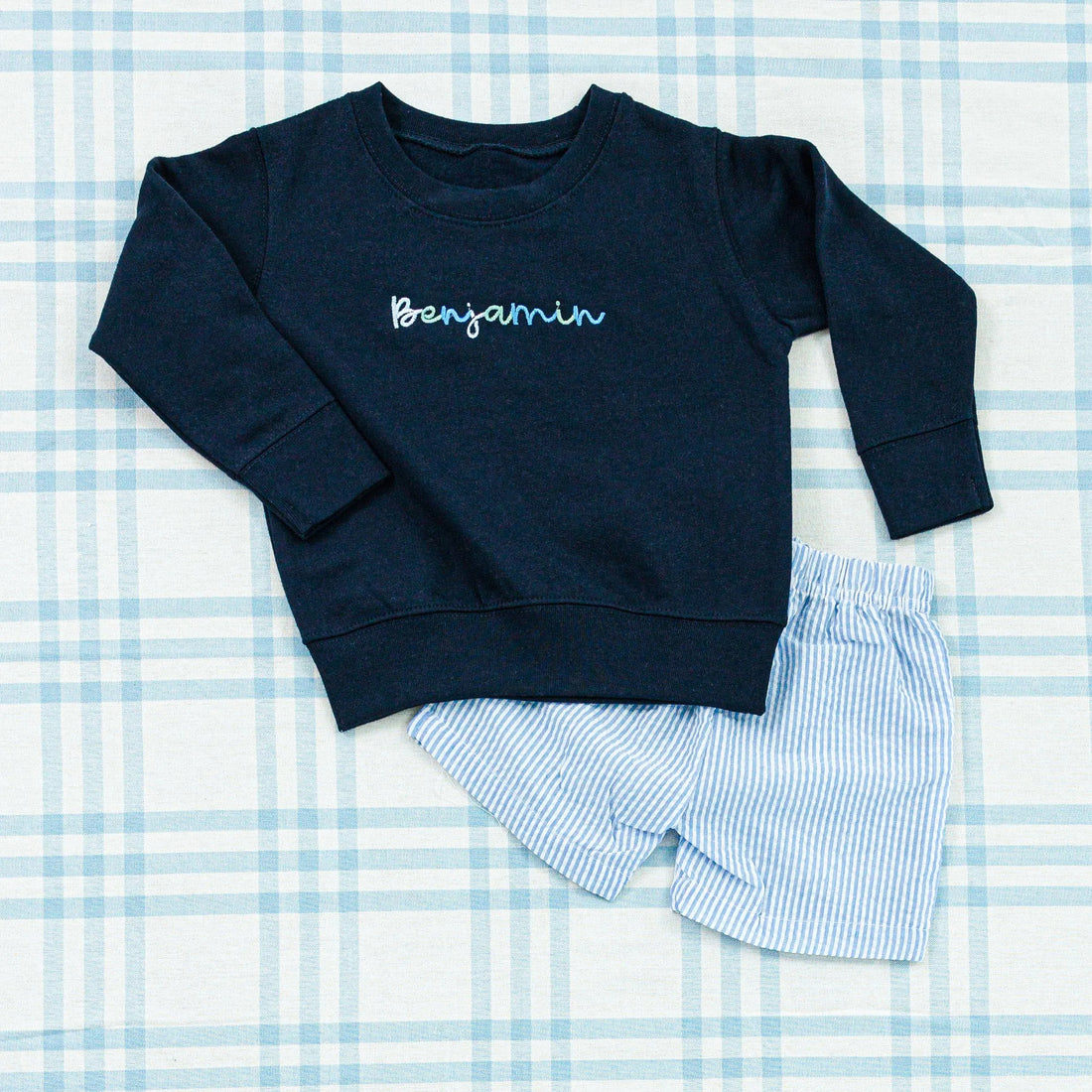Personalized Toddler Name Crewneck Sweatshirt - Sokidsun