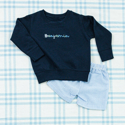 Personalized Toddler Name Crewneck Sweatshirt - Sokidsun
