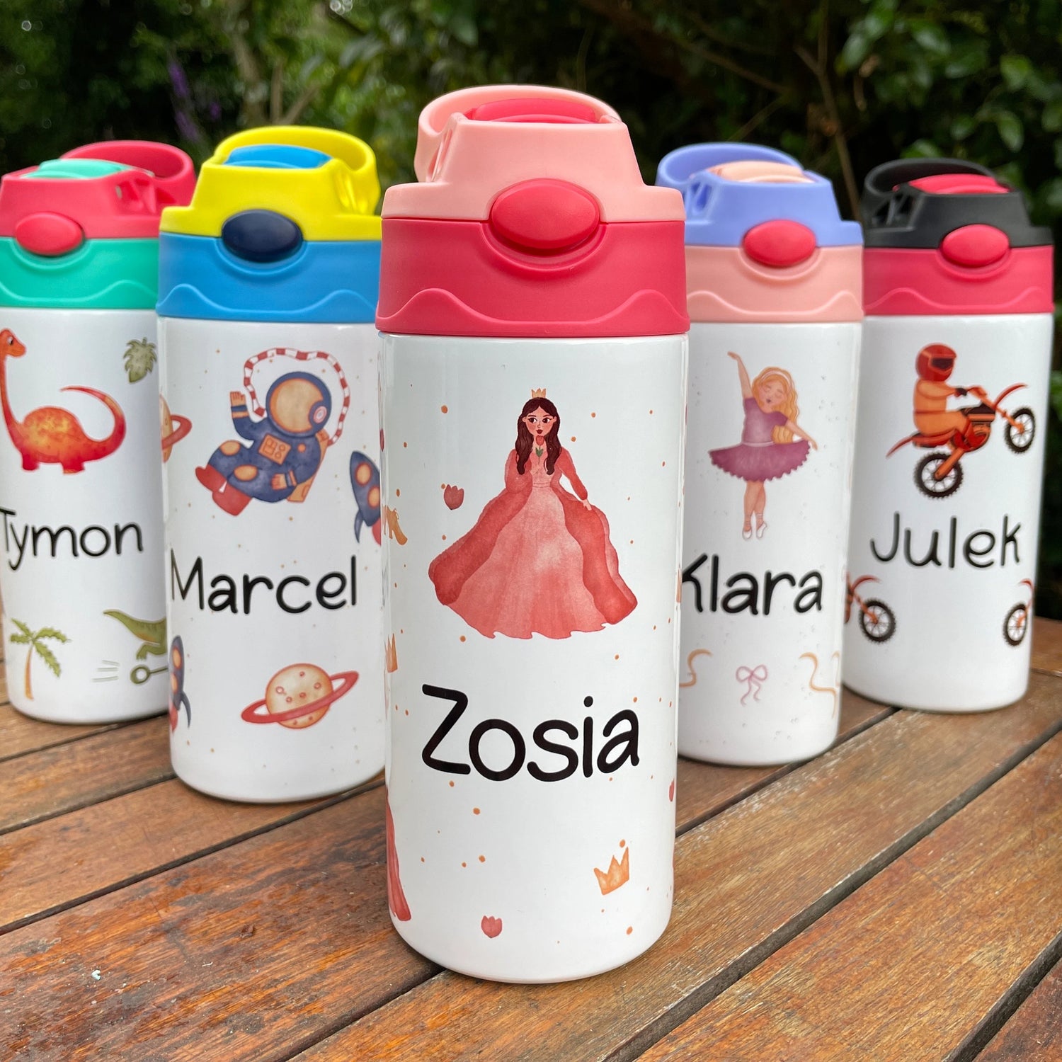 Personalized Kids Stainless Steel Cartoon Water Bottle - Sokidsun