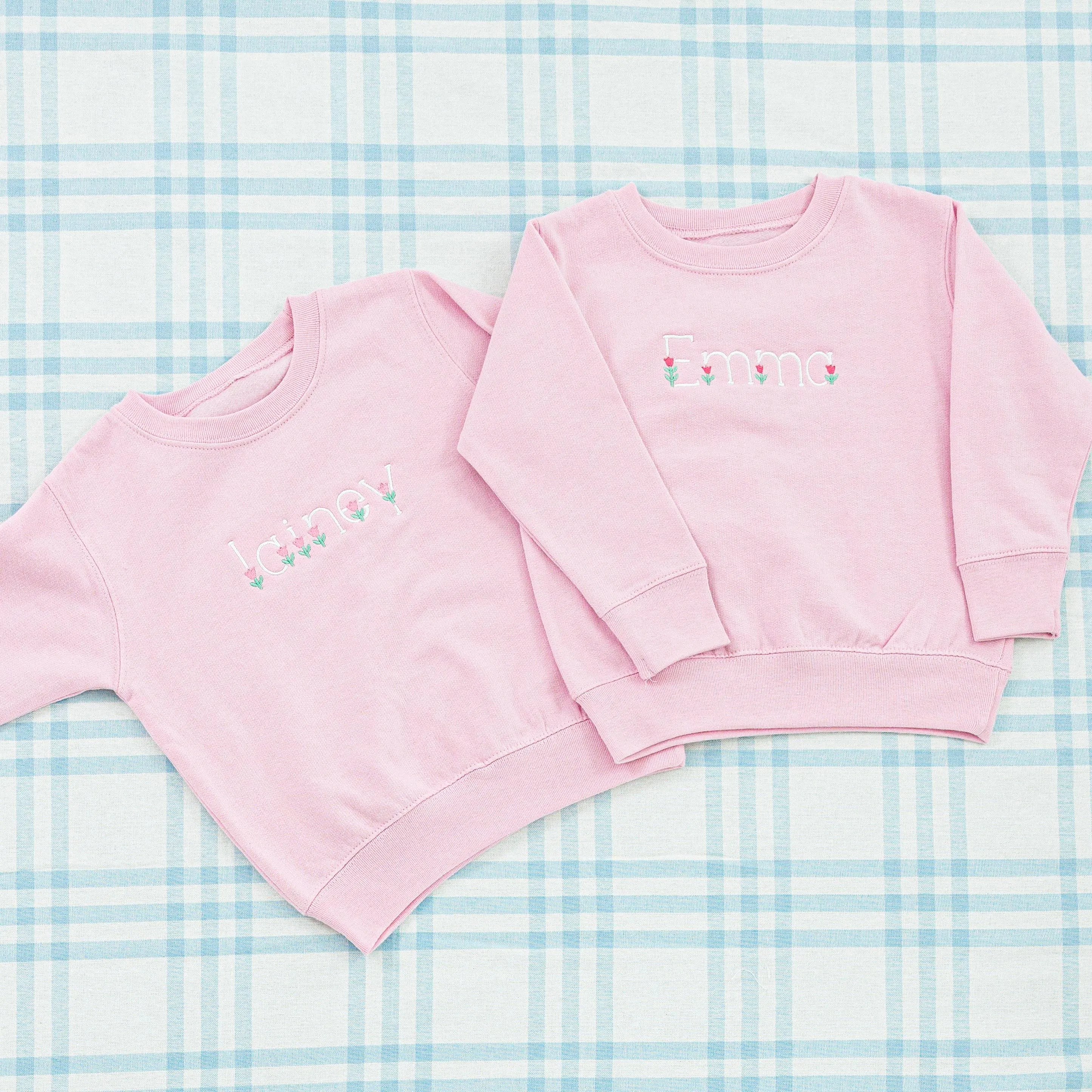 Personalized Toddler Name Crewneck Sweatshirt - Sokidsun