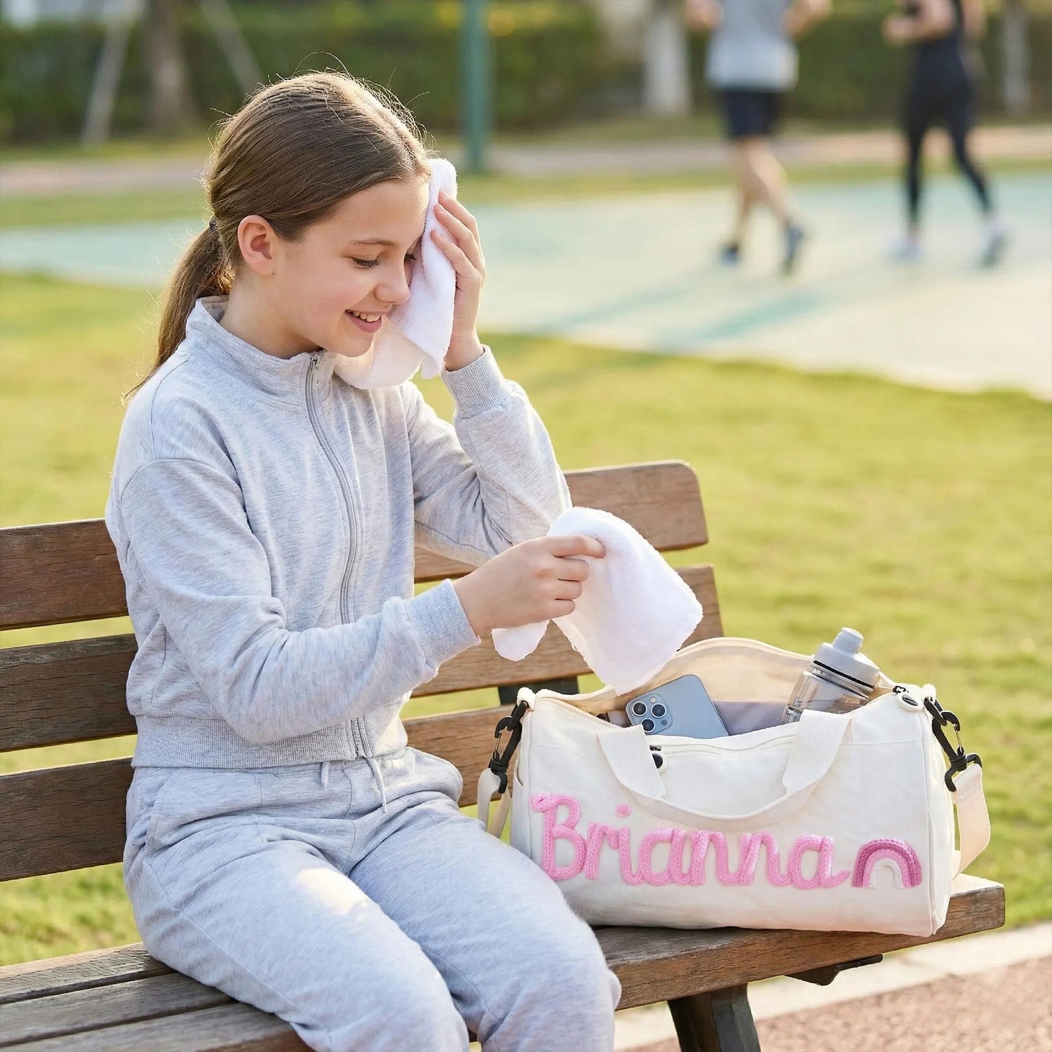 Personalized Kids Canvas Travel Duffle Bag - Sokidsun