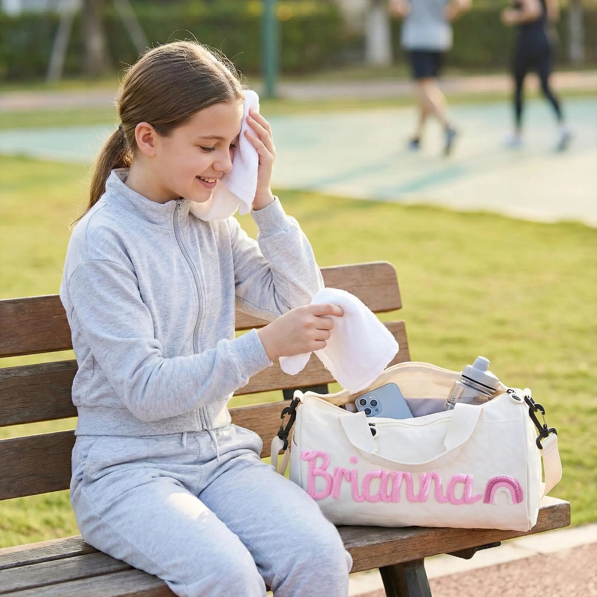 Personalized Kids Canvas Travel Duffle Bag - Sokidsun