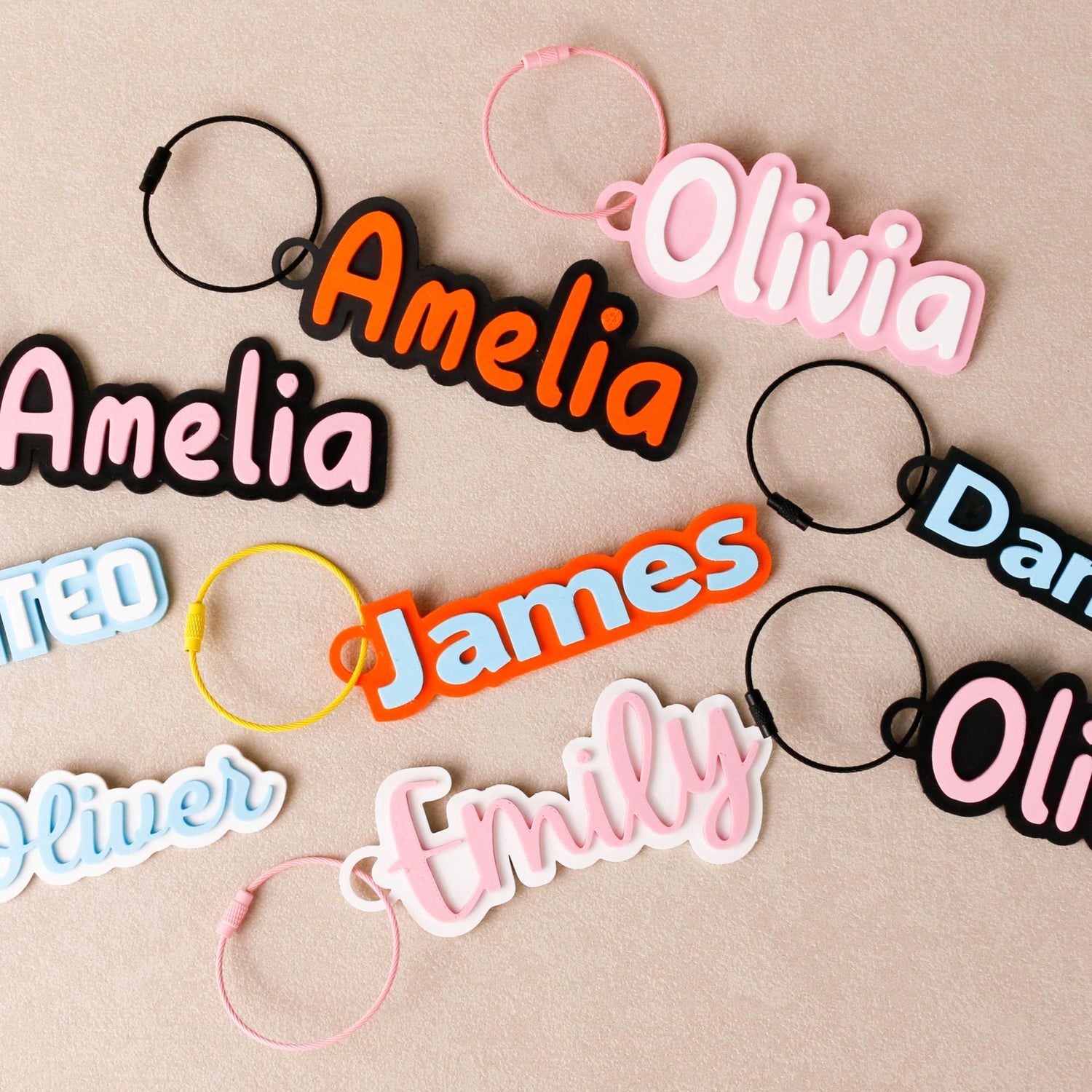 Personalized 3D Name Letter Tag - Sokidsun