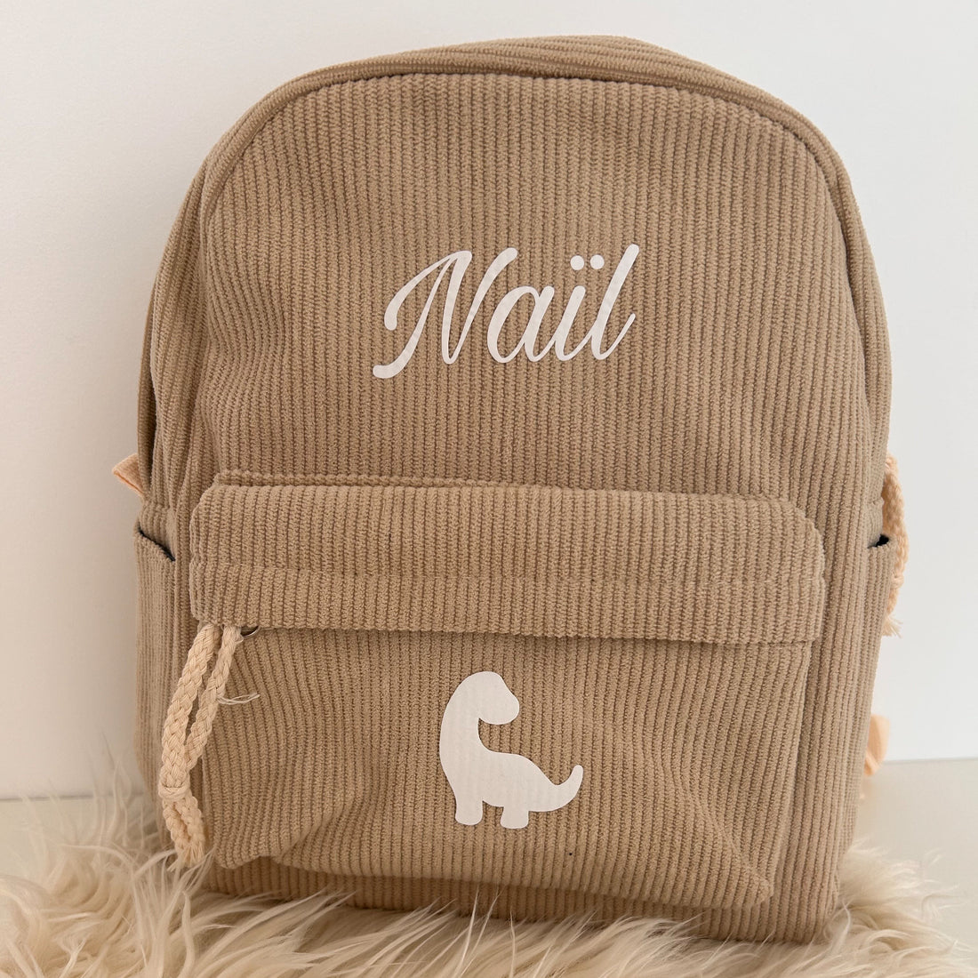 Personalized Kids Corduroy Backpack - Sokidsun
