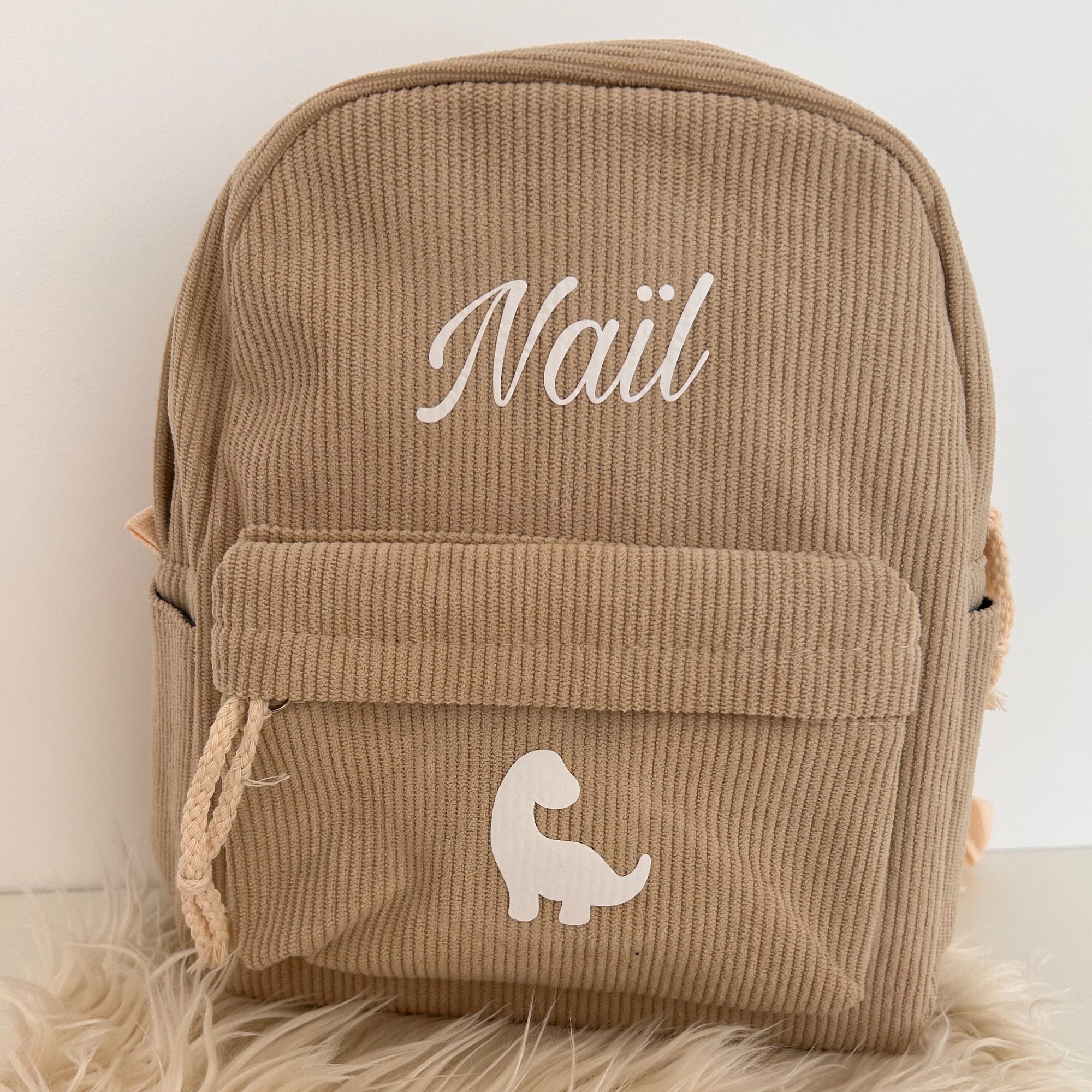 Personalized Kids Corduroy Backpack - Sokidsun