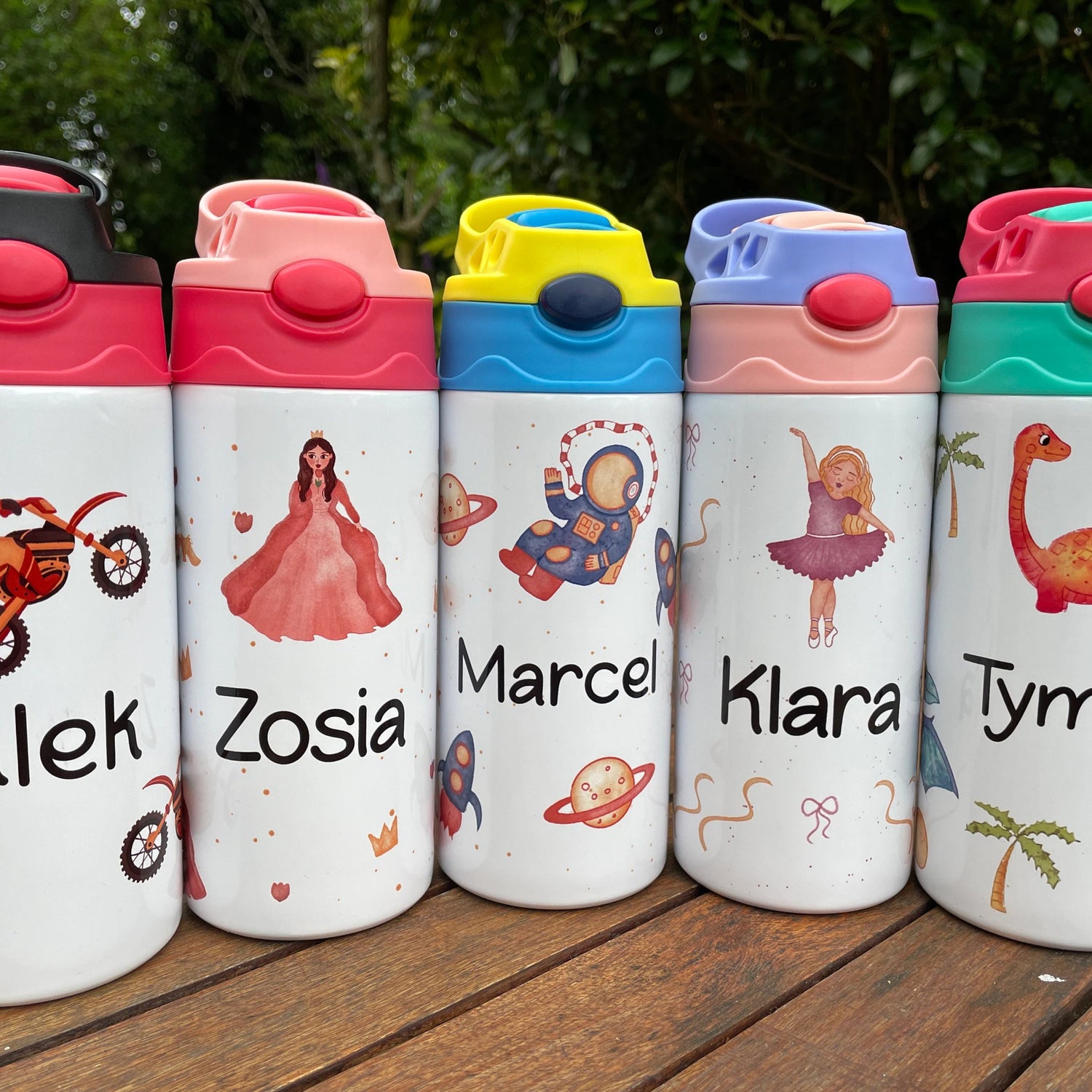 Personalized Kids Stainless Steel Cartoon Water Bottle - Sokidsun
