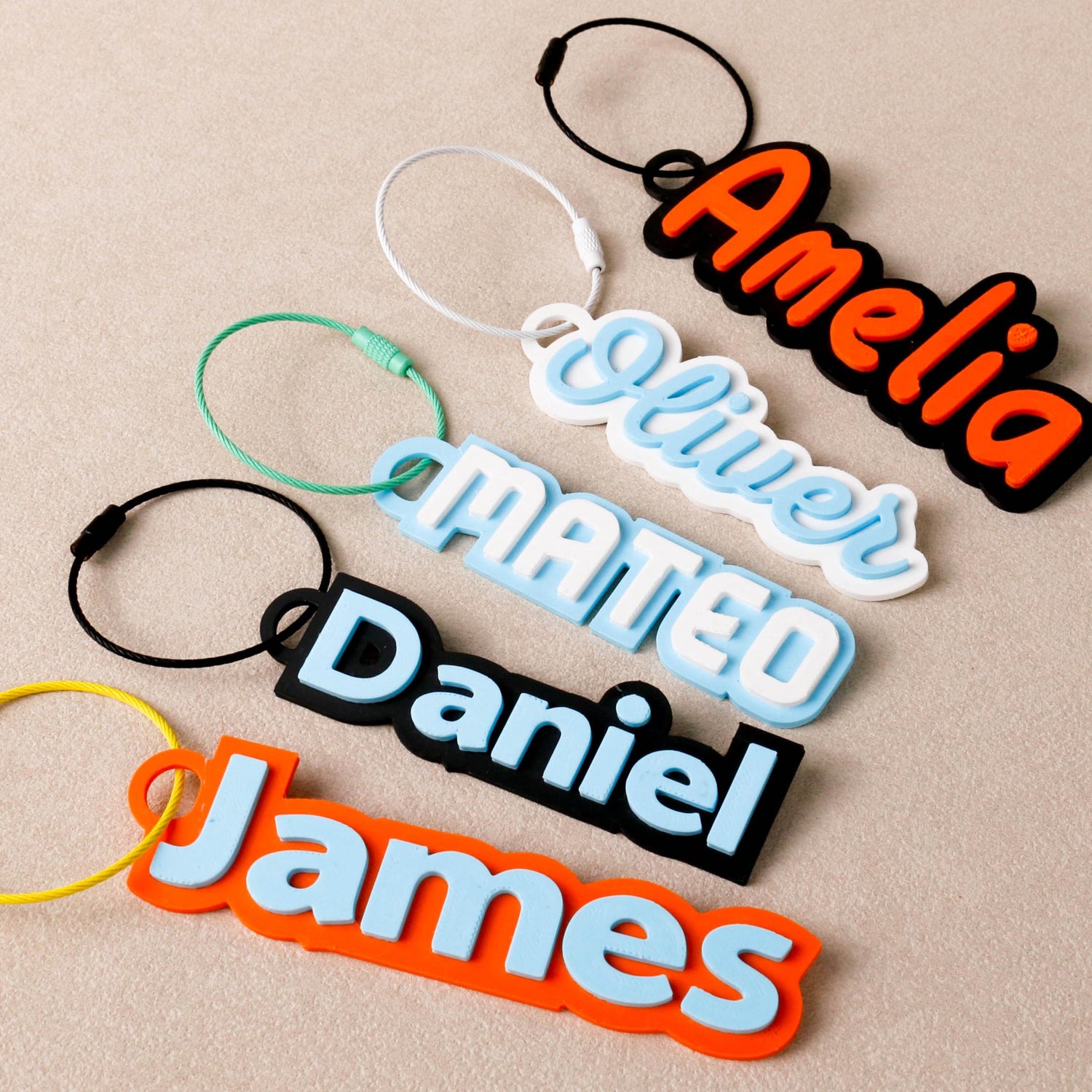 Personalized 3D Name Letter Tag - Sokidsun
