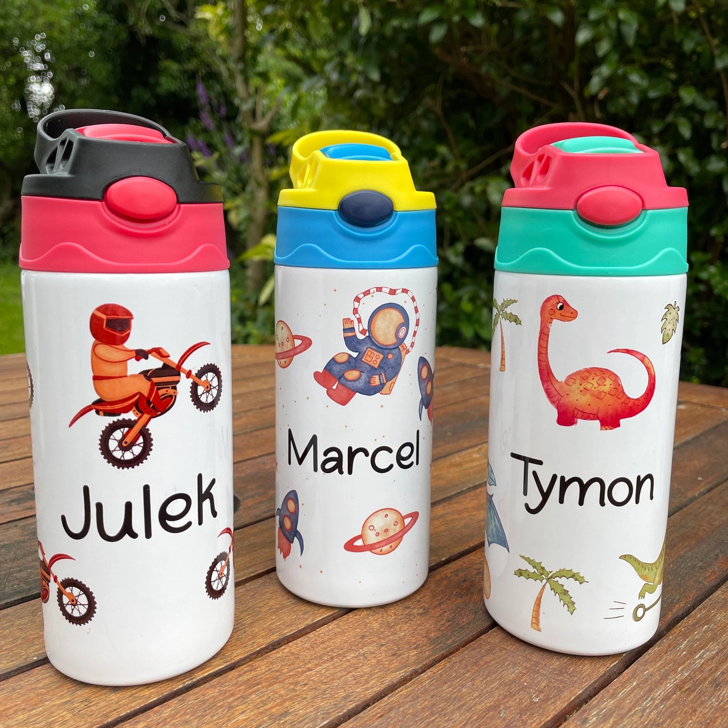Personalized Kids Stainless Steel Cartoon Water Bottle - Sokidsun