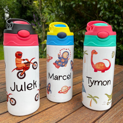 Personalized Kids Stainless Steel Cartoon Water Bottle - Sokidsun