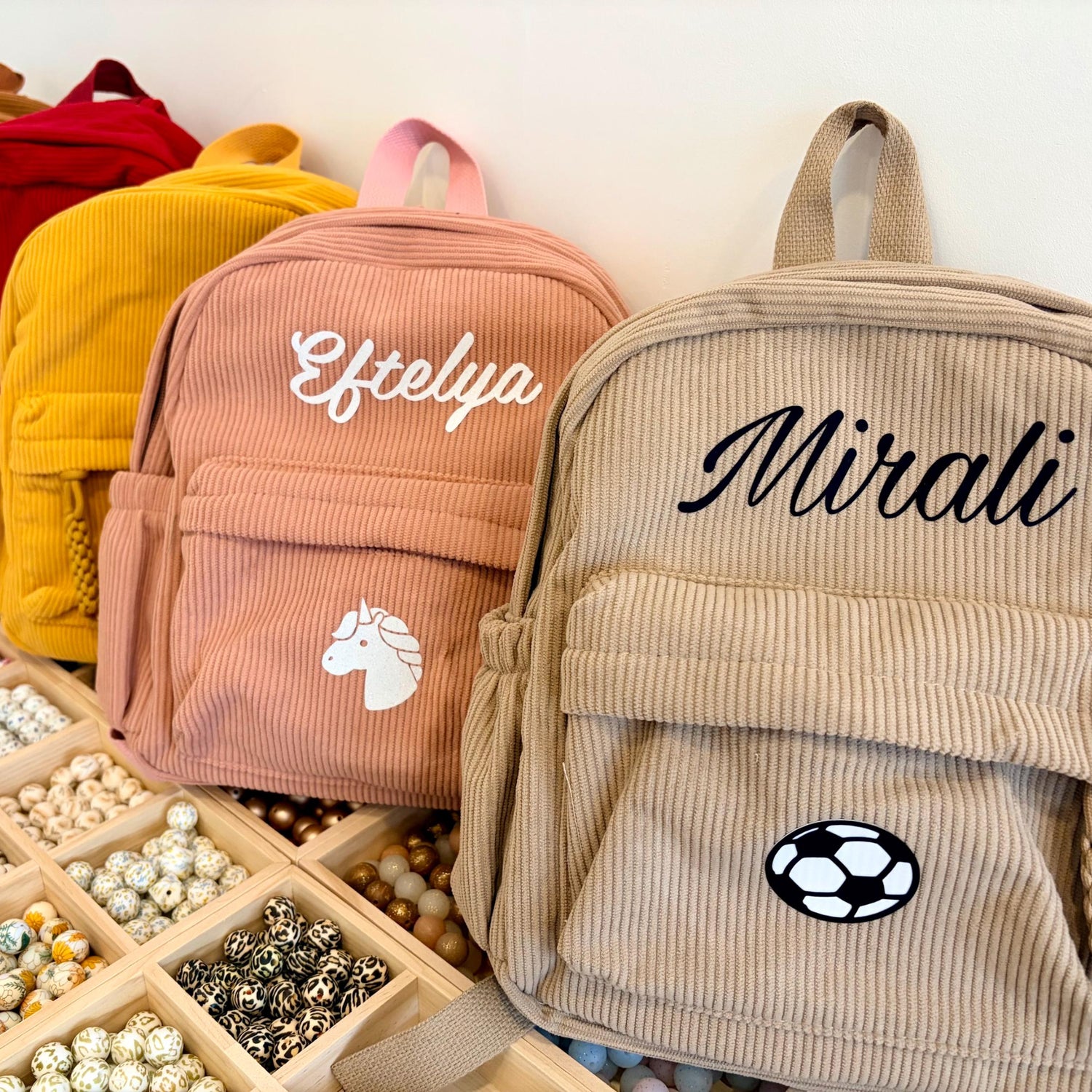 Personalized Kids Corduroy Backpack - Sokidsun