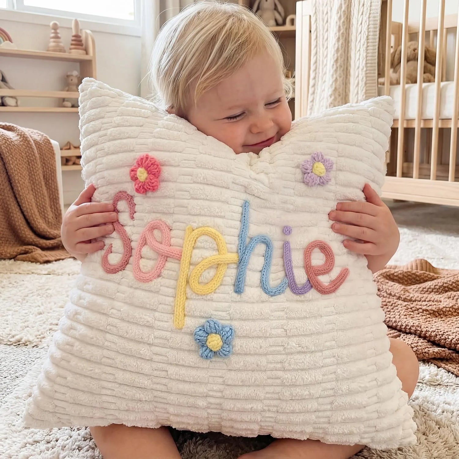 Personalized Kids Name Decorative Pillow