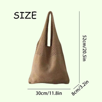 Personalized Knitted Shoulder Tote Bag - Sokidsun