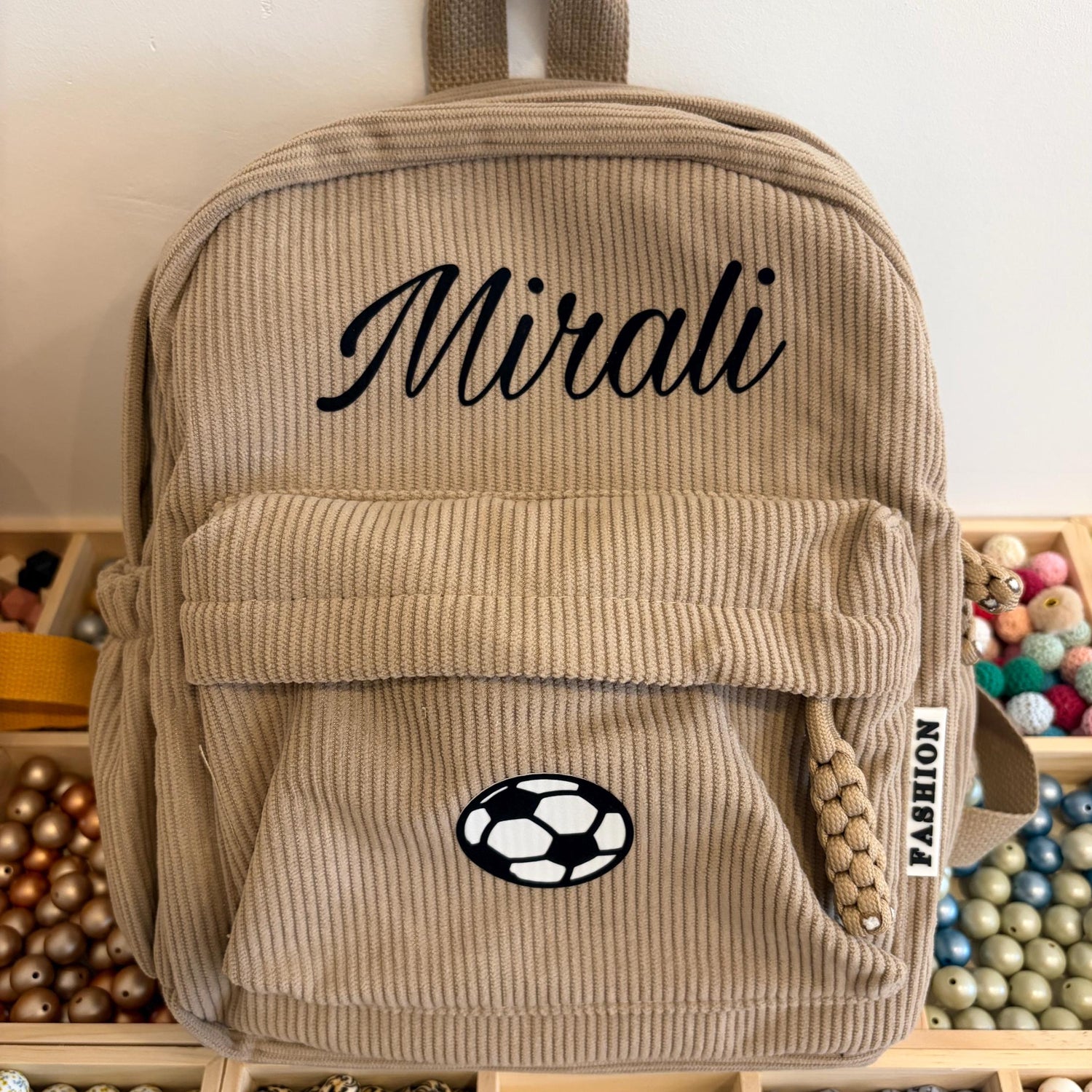 Personalized Kids Corduroy Backpack - Sokidsun