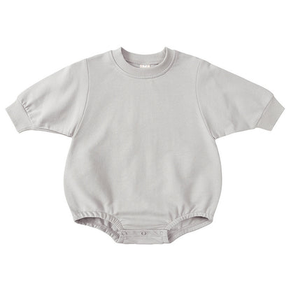 Personalized Baby Cotton Sweatshirt Romper - Sokidsun