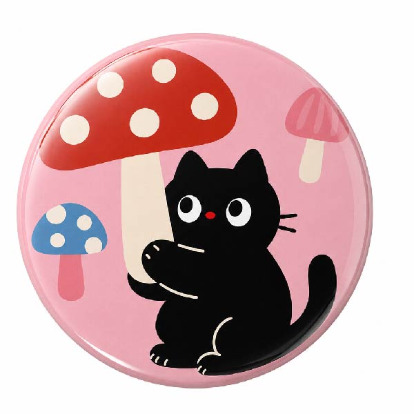 Adorable Decorative Pins and Badges in a Variety of Styles
