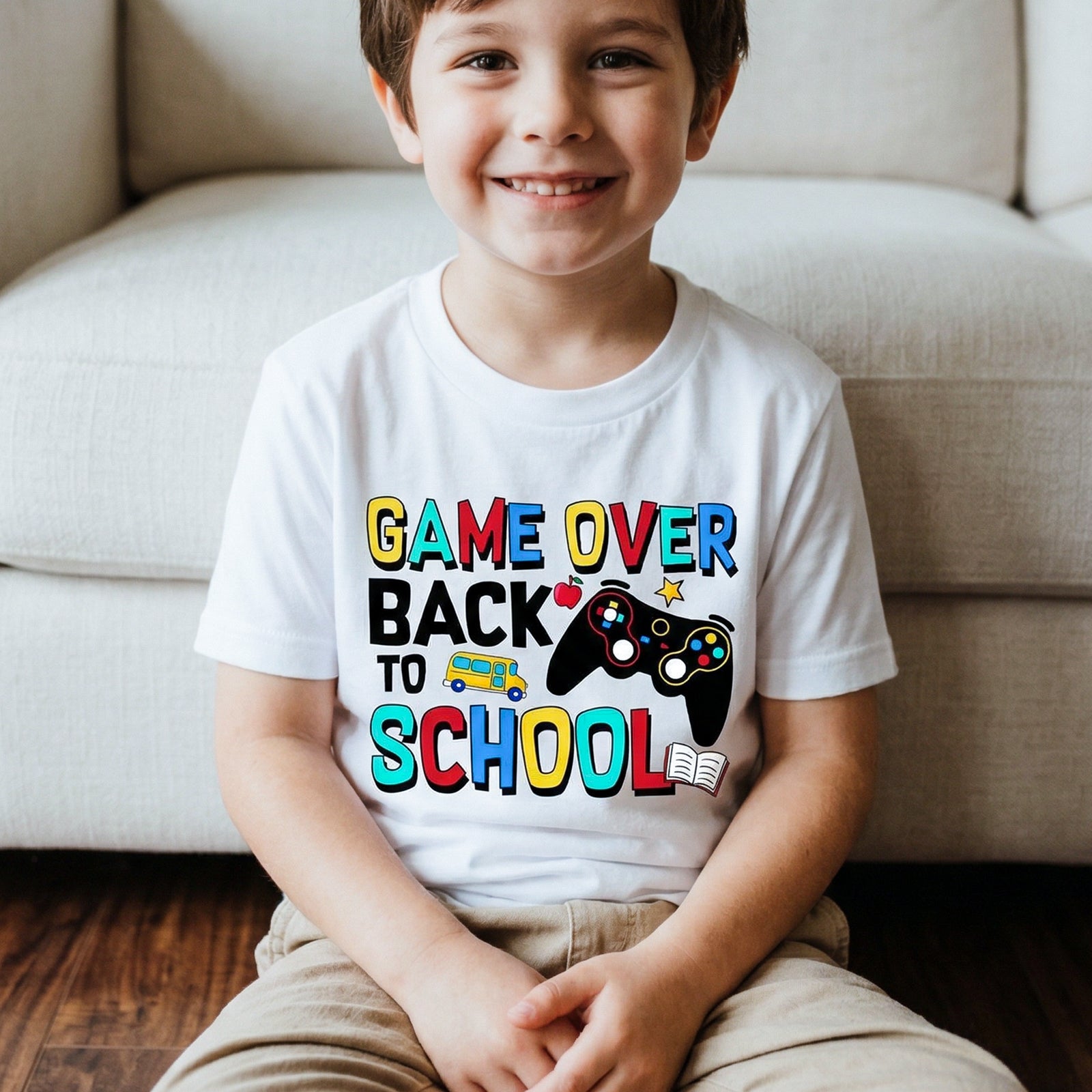 Personalized Kids Back to School T-Shirt - Sokidsun