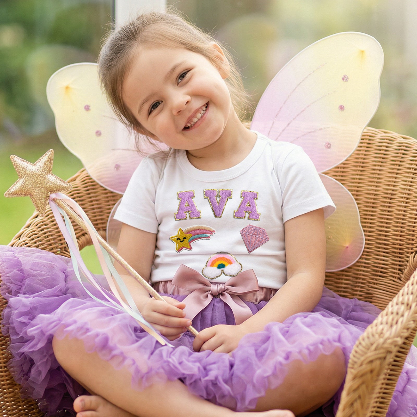 Personalized Patch T-shirt for Kids - Sokidsun