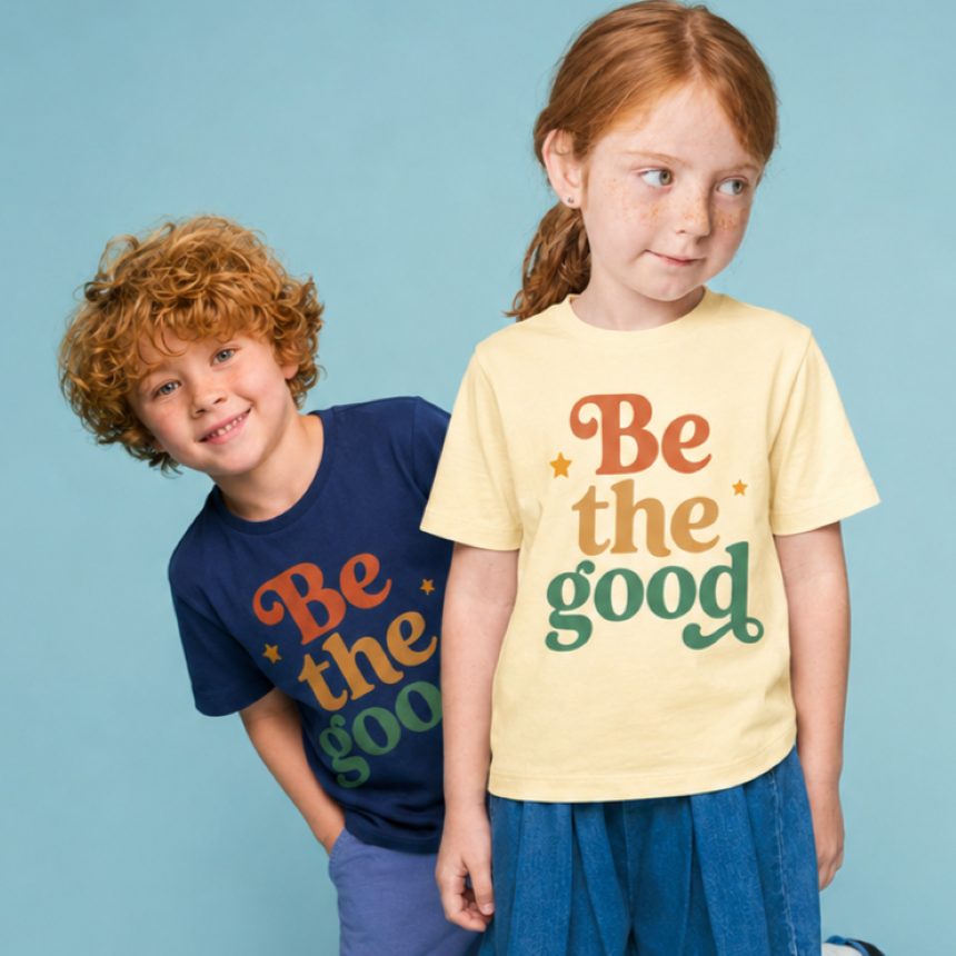 Personalized Kids’ Retro Quote Graphic T-Shirt