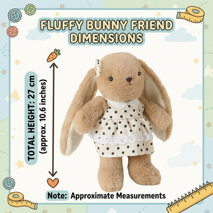 Personalized Bunny Plush: Nursery Rabbit Doll, Daycare Stuffed Animal, Baby Girl Shower Gift