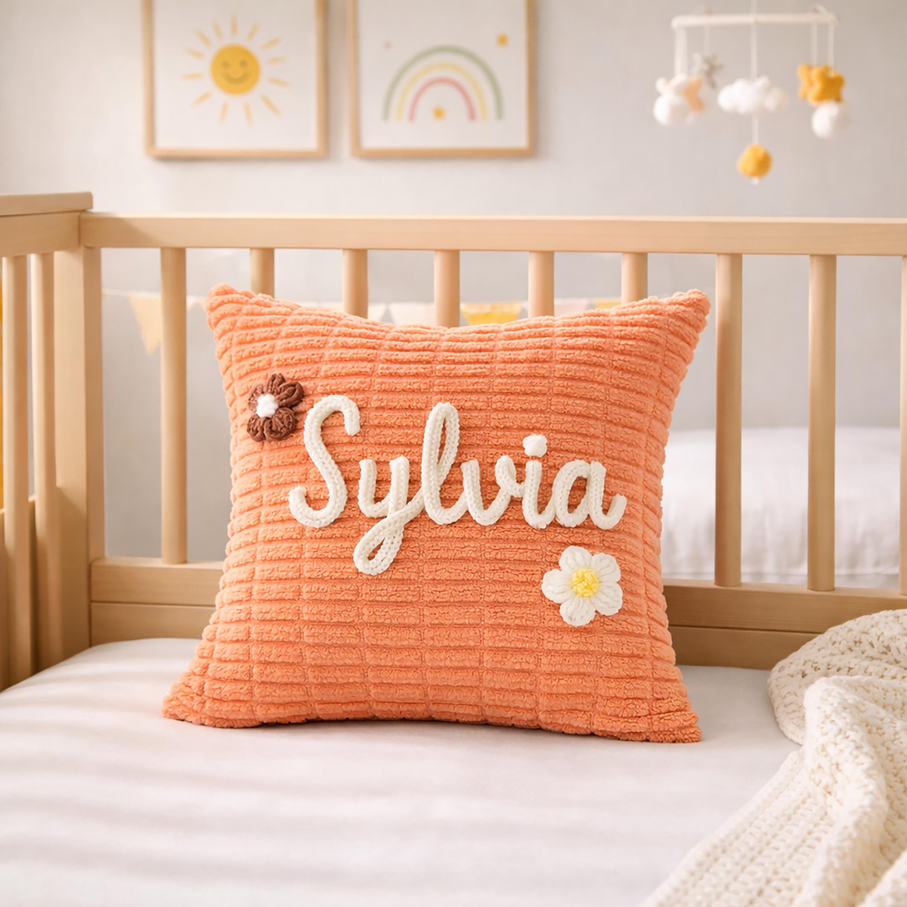 Personalized Kids Name Decorative Pillow
