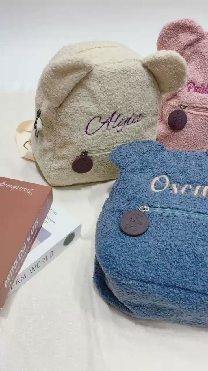 Personalized Kids Teddy Bear Backpack
