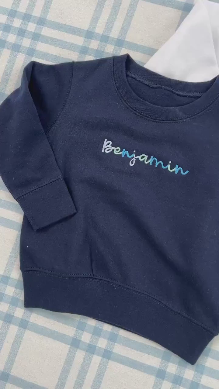 Personalized Toddler Name Crewneck Sweatshirt